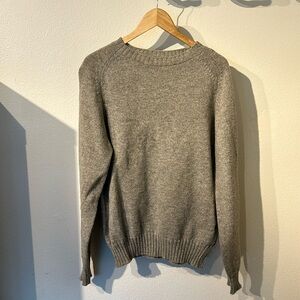 Vintage grey wool sweater